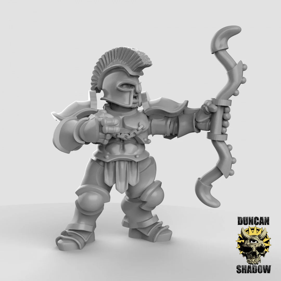 Storm Guard Miniature Greek Archers | C - Tabletop RPG & D&D miniature. Perfect for wargaming & collectors
