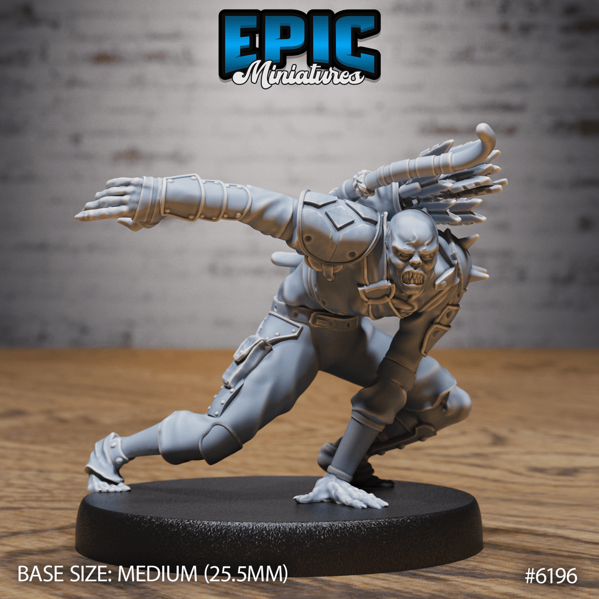 Summoned Undead Miniature | C - Tabletop RPG & D&D miniature. Perfect for wargaming & collectors