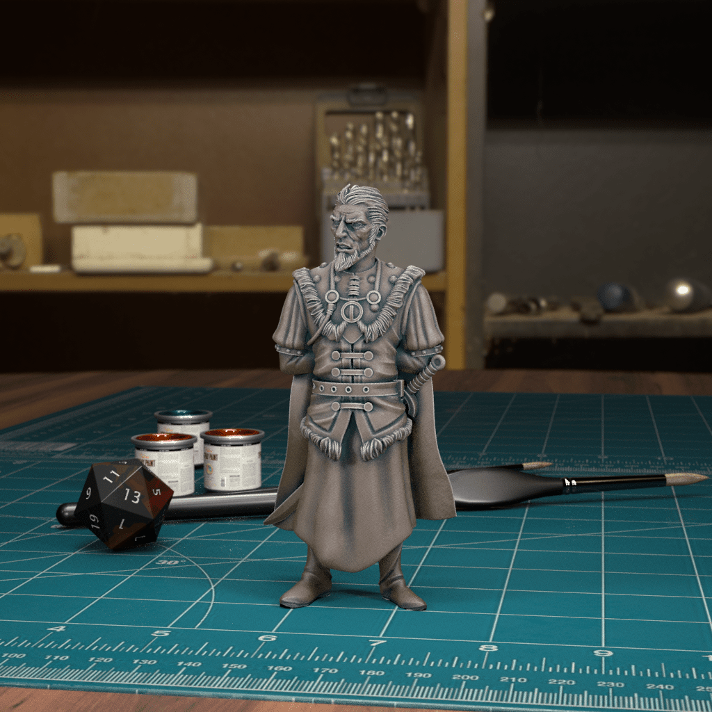 The Court Of Strahd Miniature | E - Tabletop RPG & D&D miniature. Perfect for wargaming & collectors