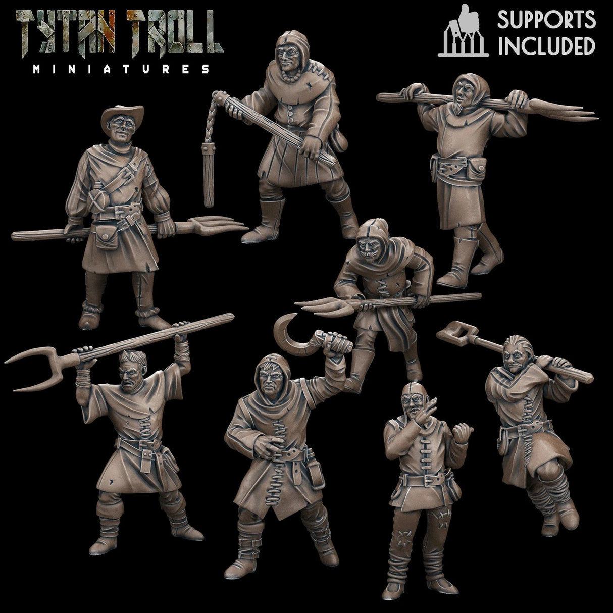The Court Of Strahd Miniature | Set of 5 - Tabletop RPG & D&D miniature. Perfect for wargaming & collectors