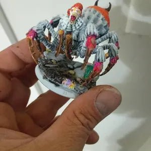 The Dread Crawler Clown horror Miniature | Dread Crawler - Tabletop RPG & D&D miniature. Perfect for wargaming & collectors