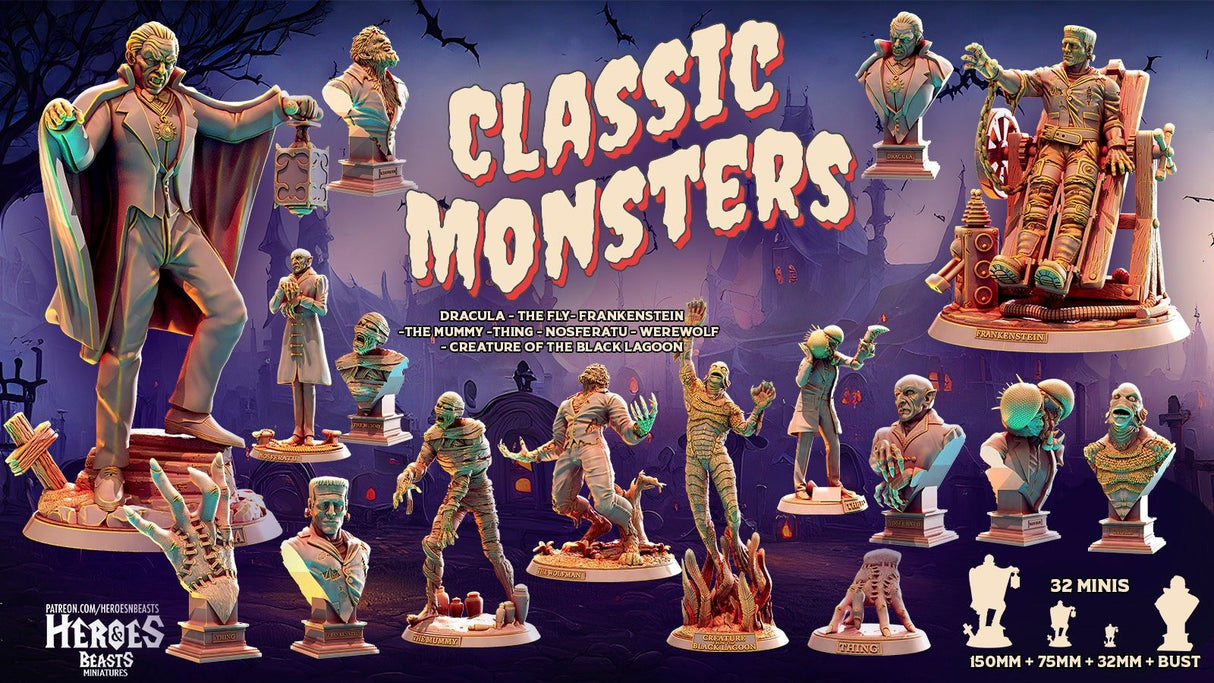 The Mummy Miniature | The Mummy - Tabletop RPG & D&D miniature. Perfect for wargaming & collectors