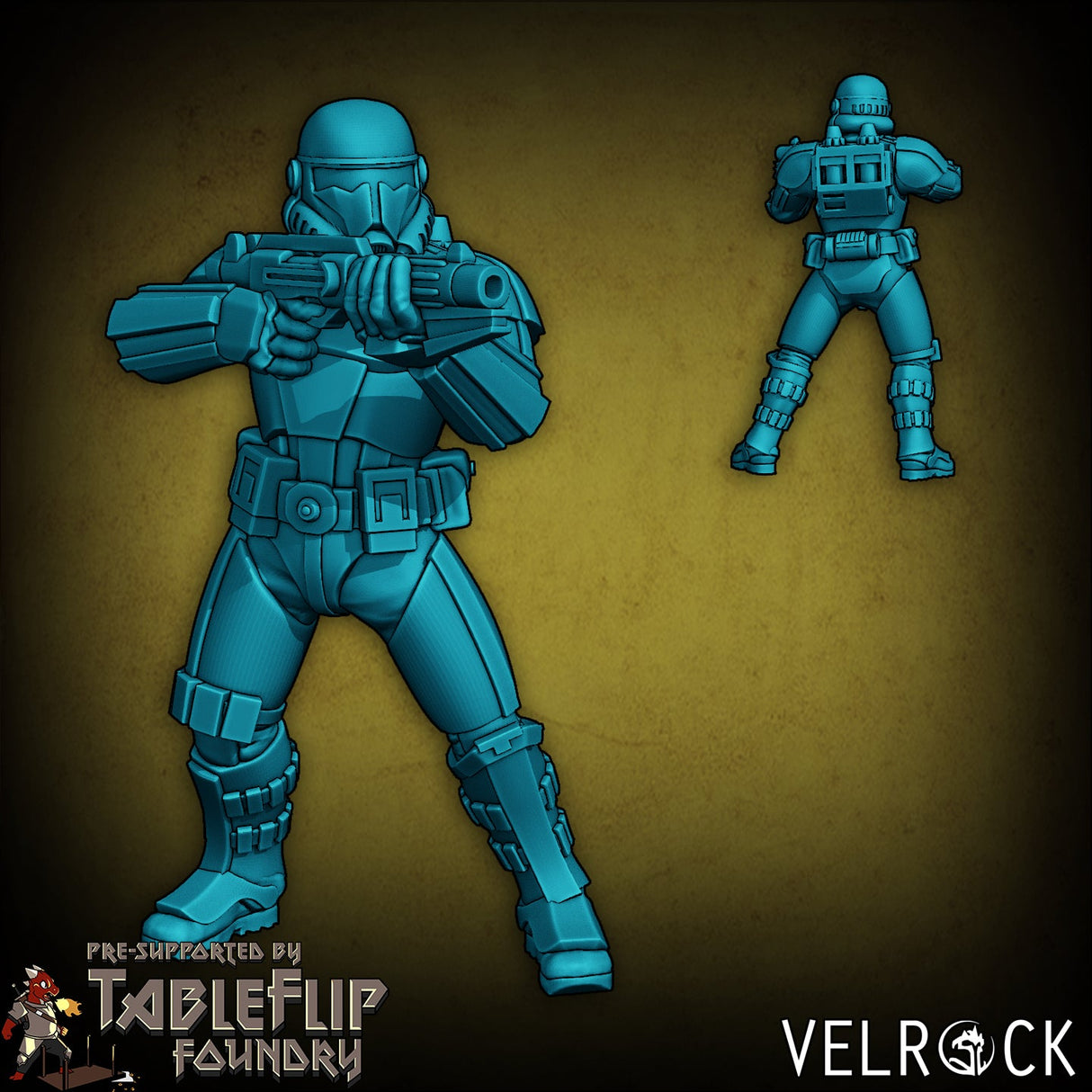 The New Empire Troopers Guard Miniature | G - Tabletop RPG & D&D miniature. Perfect for wargaming & collectors