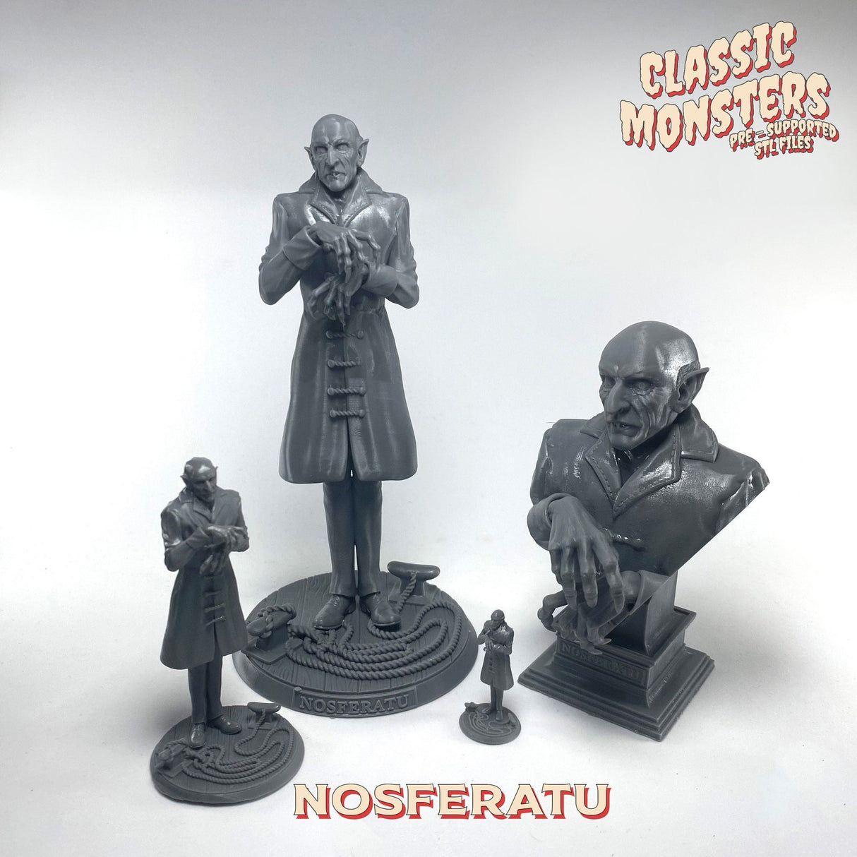The Nosferatu, Vampire lord Miniature | he Nosferatu - Tabletop RPG & D&D miniature. Perfect for wargaming & collectors