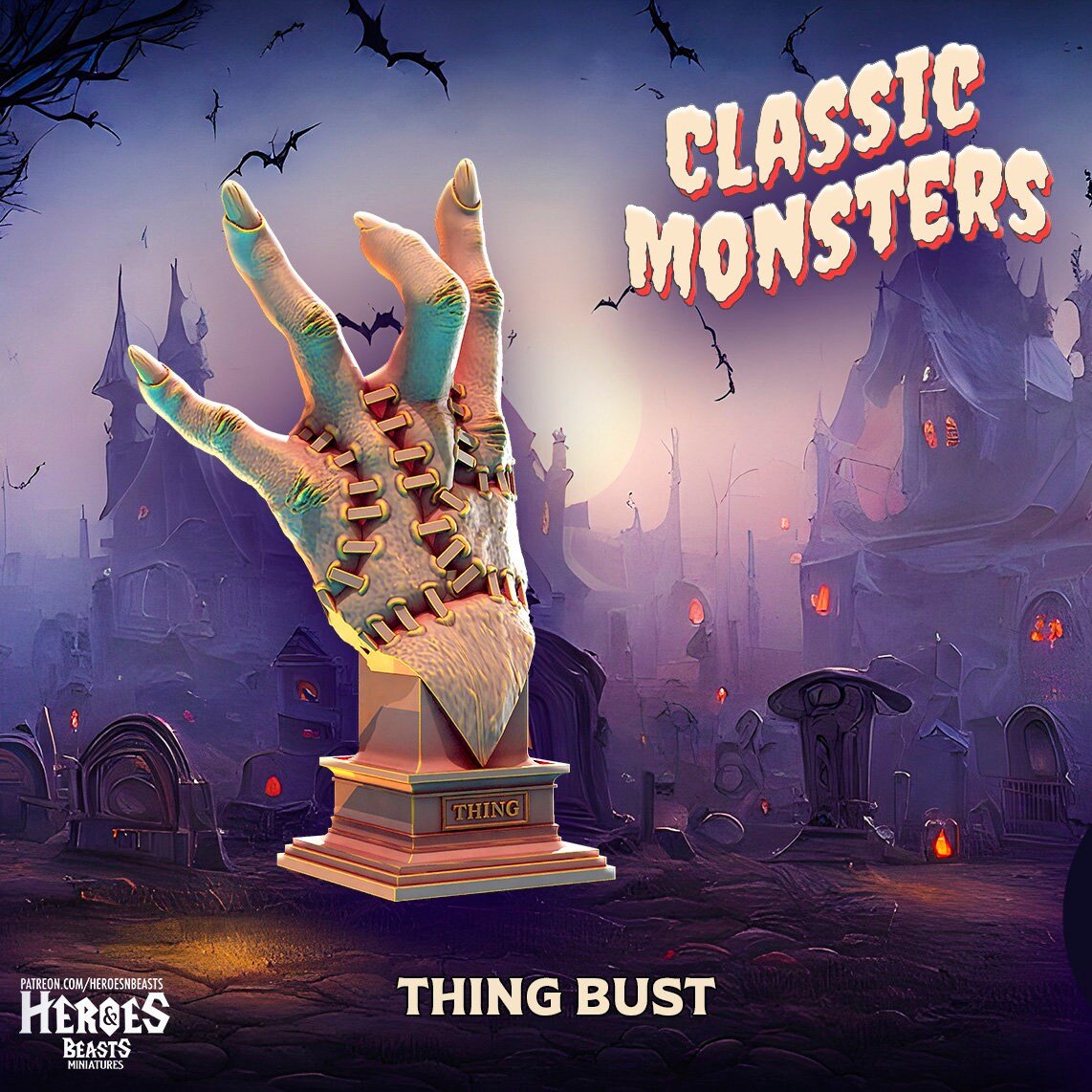 The Thing Miniature | The Thing - Tabletop RPG & D&D miniature. Perfect for wargaming & collectors