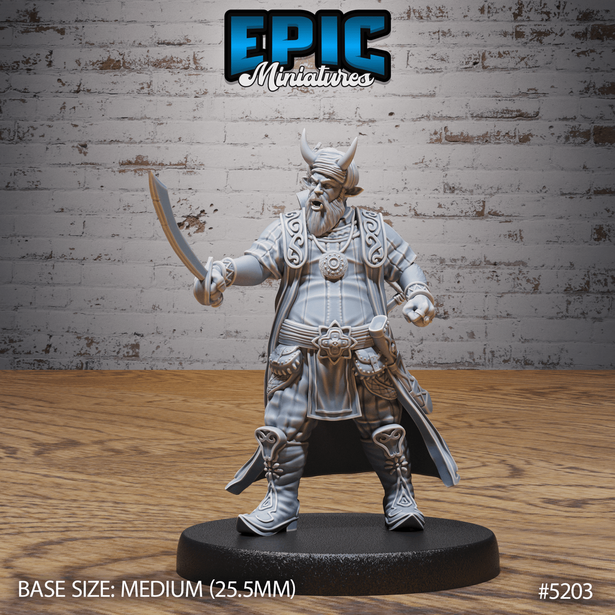 Tiefling Merchant Miniature | C - Tabletop RPG & D&D miniature. Perfect for wargaming & collectors