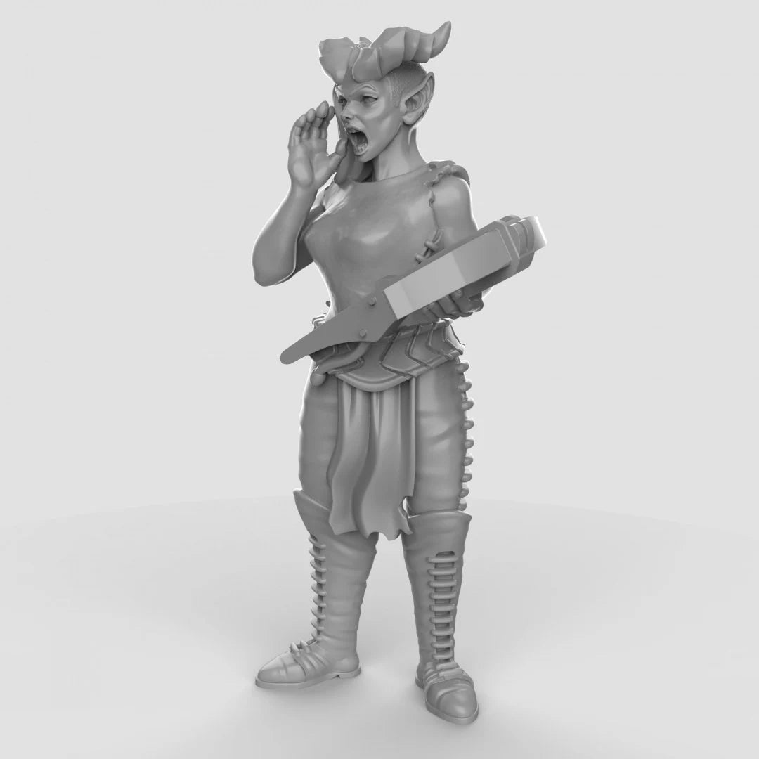 Tiefling Pirate Set 2 Miniature | B - Tabletop RPG & D&D miniature. Perfect for wargaming & collectors