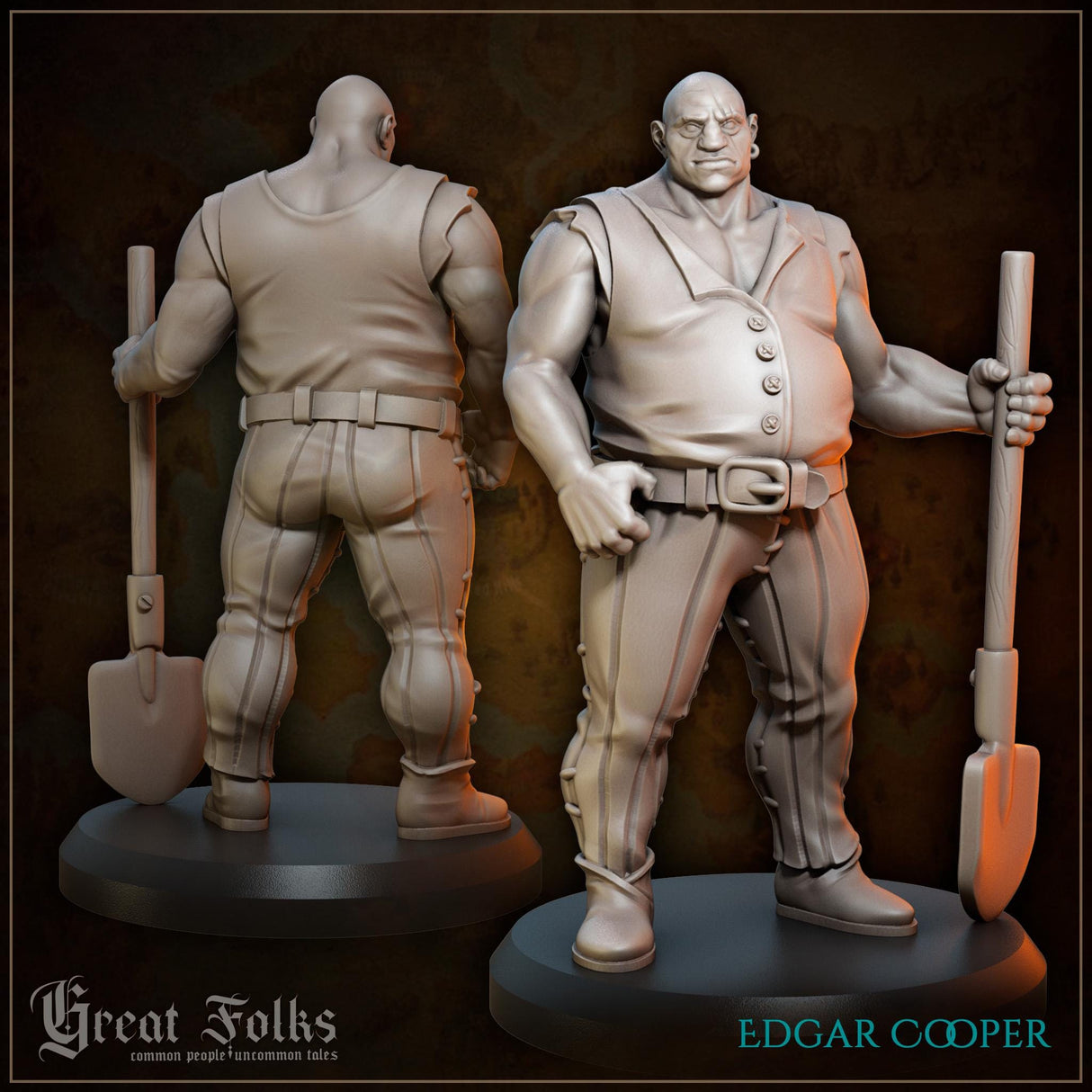 Town Folk Set 1 Miniature | Townsfolk 4 - Tabletop RPG & D&D miniature. Perfect for wargaming & collectors