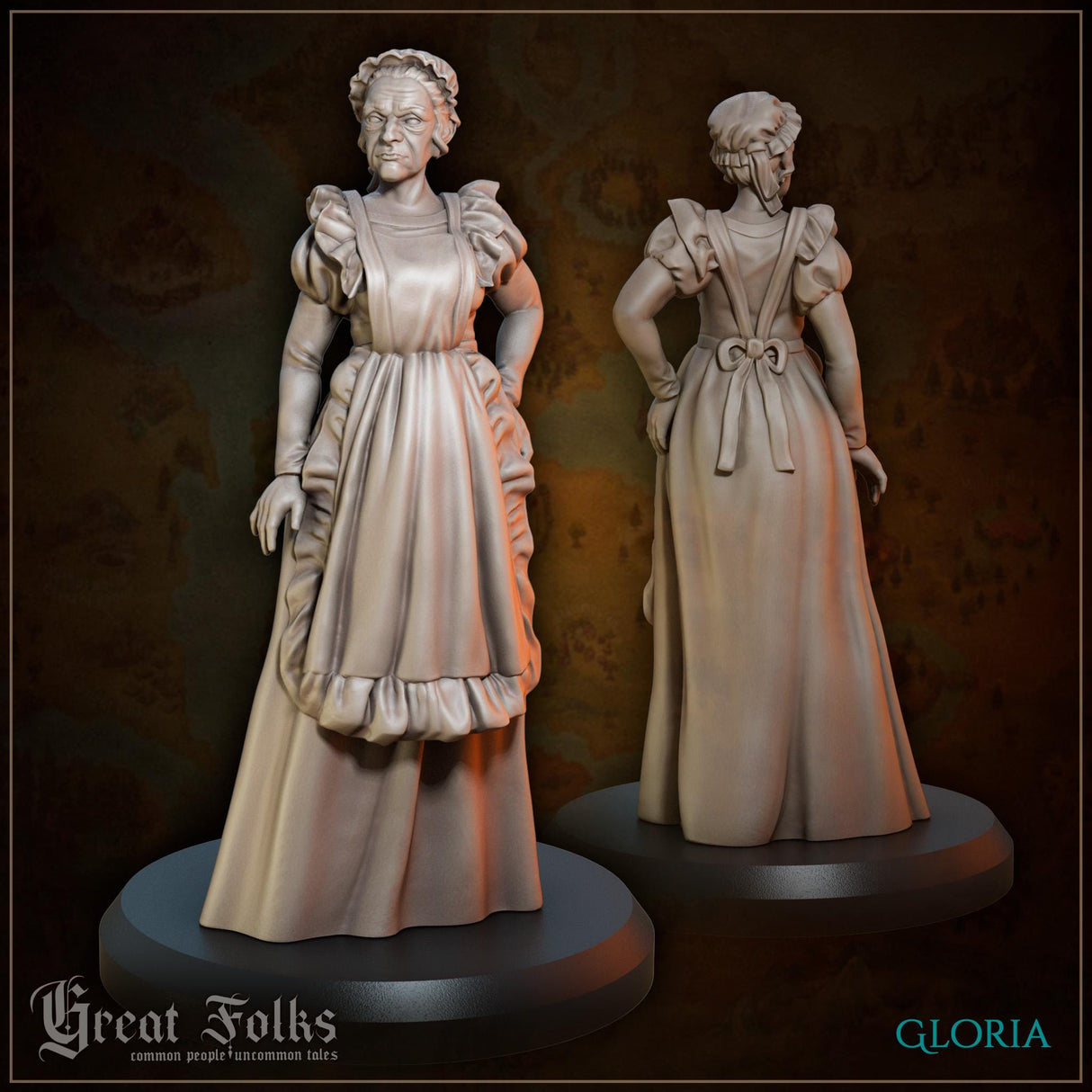 Town Folk Set 1 Miniature | Townsfolk 6 - Tabletop RPG & D&D miniature. Perfect for wargaming & collectors
