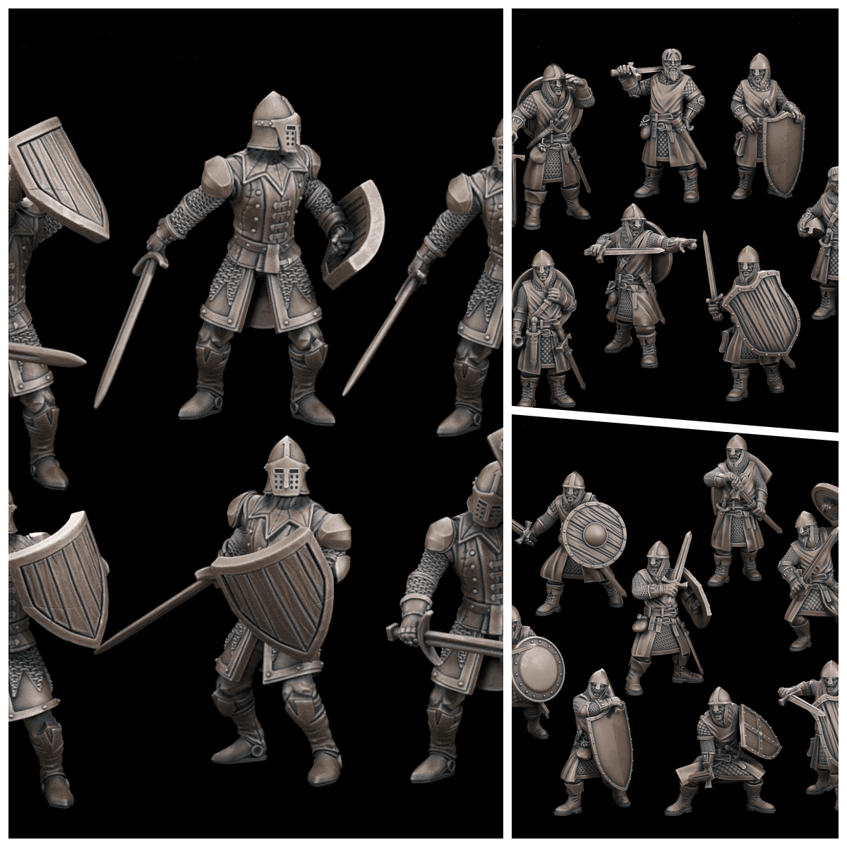 Town Guard Miniature | 28mm - Tabletop RPG & D&D miniature. Perfect for wargaming & collectors