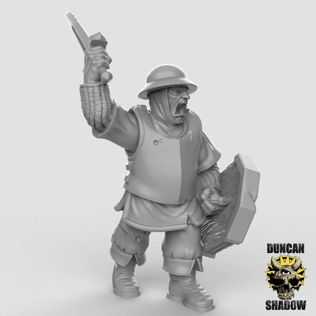 Town Guards Guard 2 Miniature | B - Tabletop RPG & D&D miniature. Perfect for wargaming & collectors