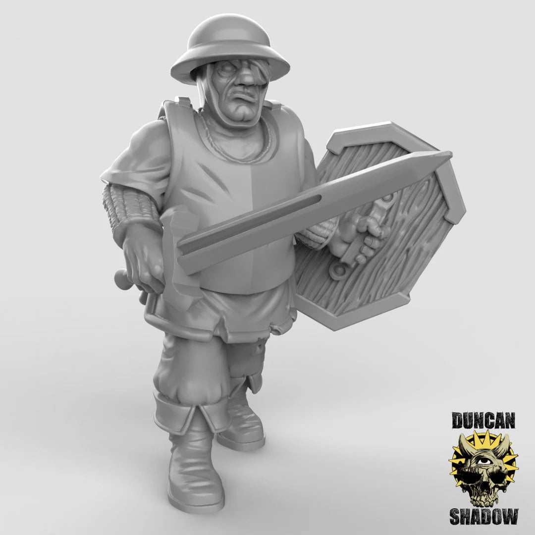 Town Guards Miniature - C - 28mm