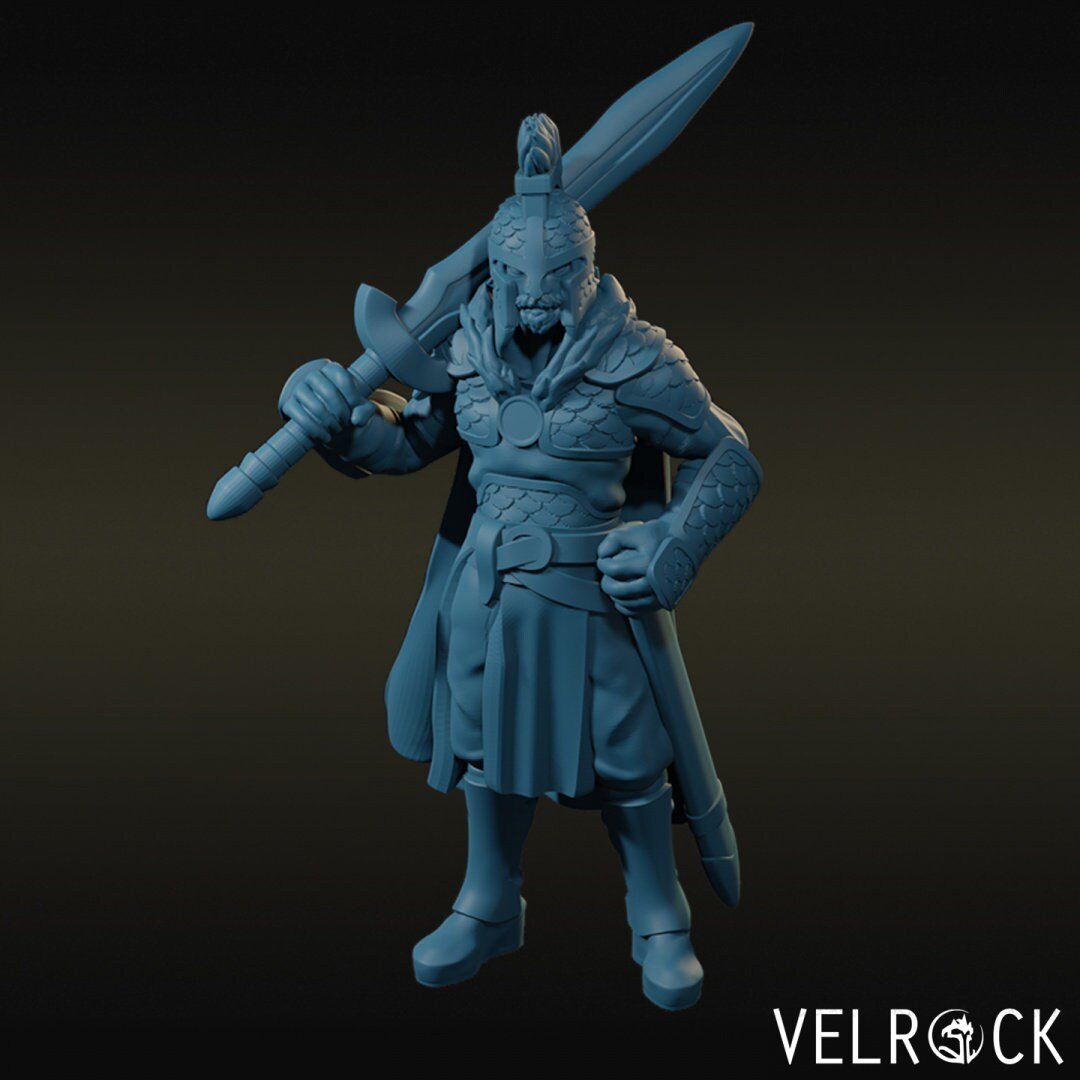 Town Guards Guard Desert Miniature | D - Tabletop RPG & D&D miniature. Perfect for wargaming & collectors