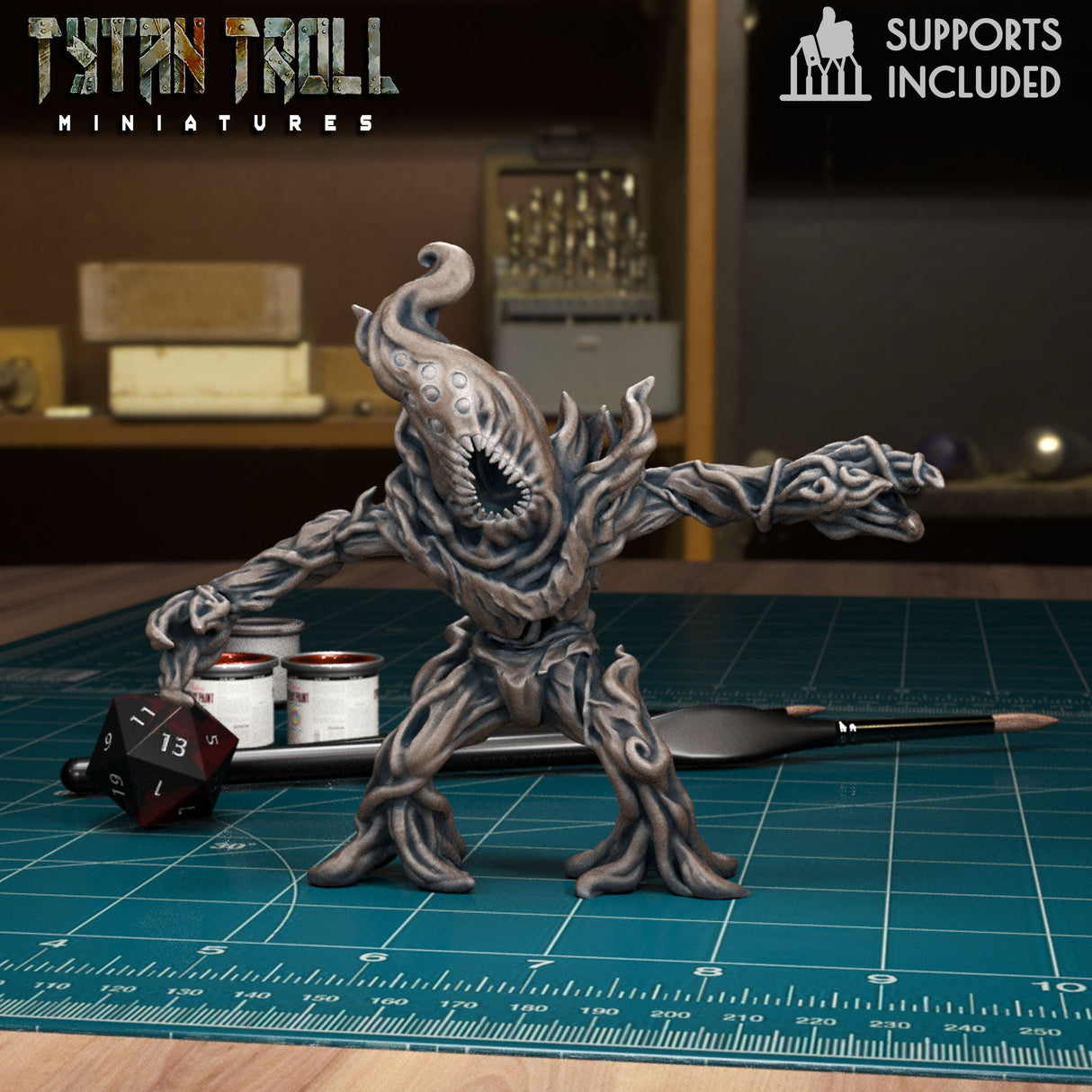 Tree Blight Miniature | C - Tabletop RPG & D&D miniature. Perfect for wargaming & collectors
