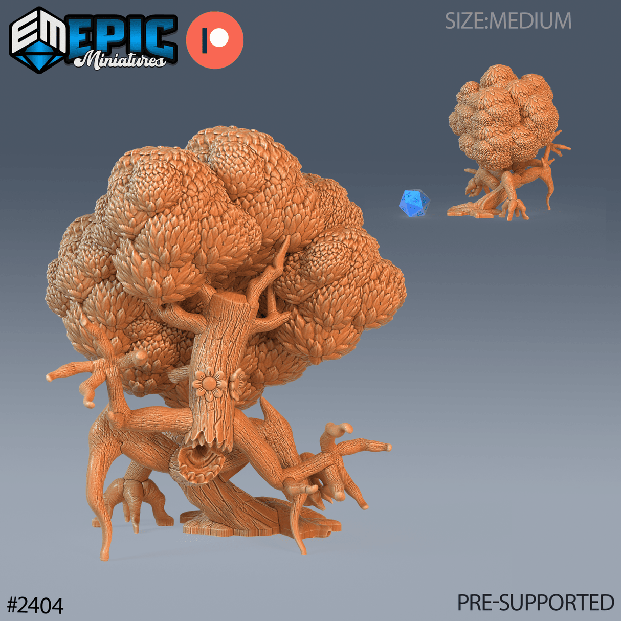 Tree Monster Miniature | C - Tabletop RPG & D&D miniature. Perfect for wargaming & collectors