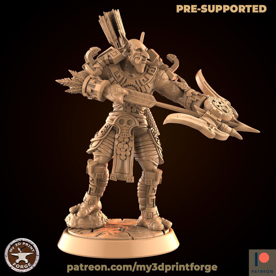 Troll Set 4 Miniature | D - Tabletop RPG & D&D miniature. Perfect for wargaming & collectors