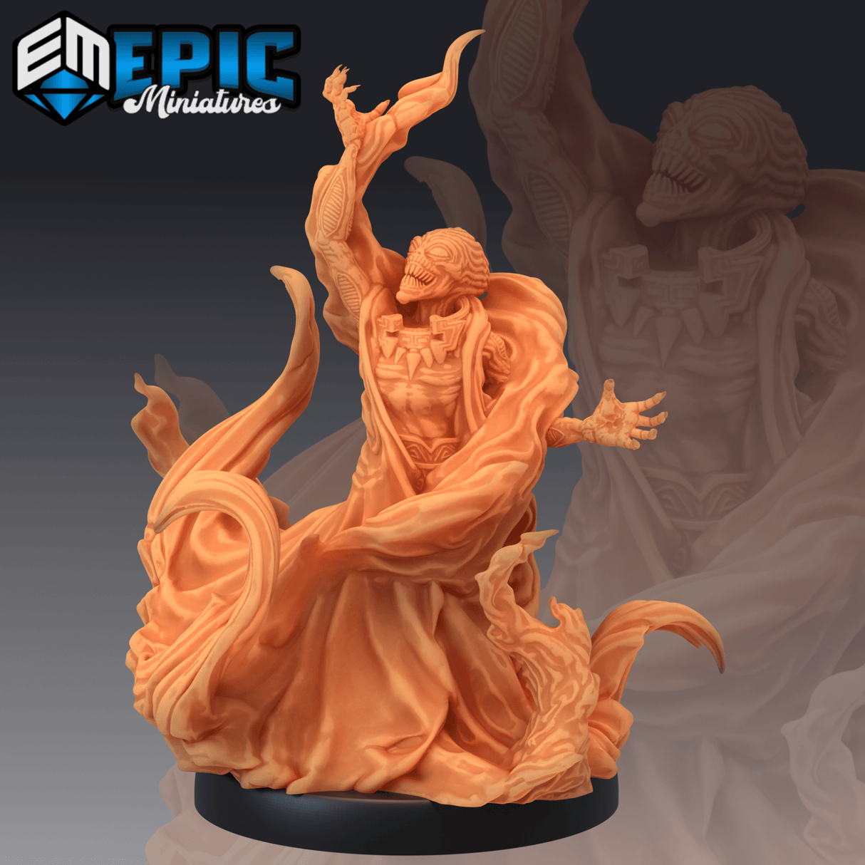 Ultro Demon Miniature | B - Tabletop RPG & D&D miniature. Perfect for wargaming & collectors