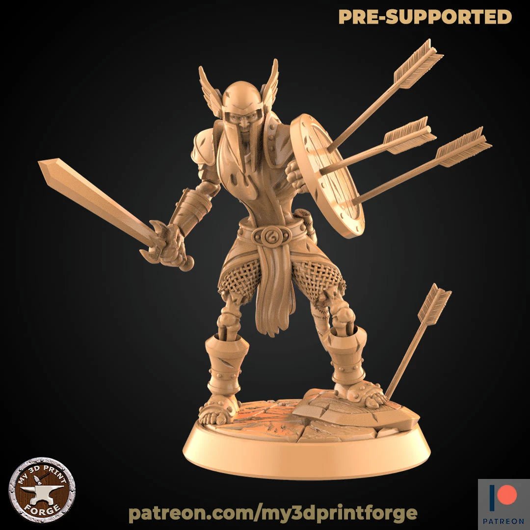 Undead Army Set 1 Miniature | B - Tabletop RPG & D&D miniature. Perfect for wargaming & collectors