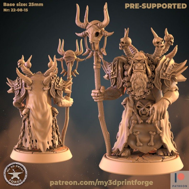 Undead Professor, Giant mutated monster Miniature | 197 - Tabletop RPG & D&D miniature. Perfect for wargaming & collectors