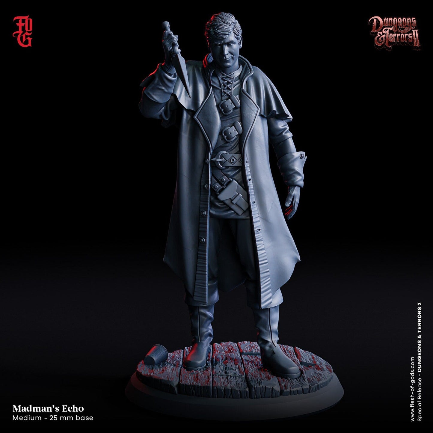 Undead, Vampire Horror Character Miniature - King Paimon - 32mm