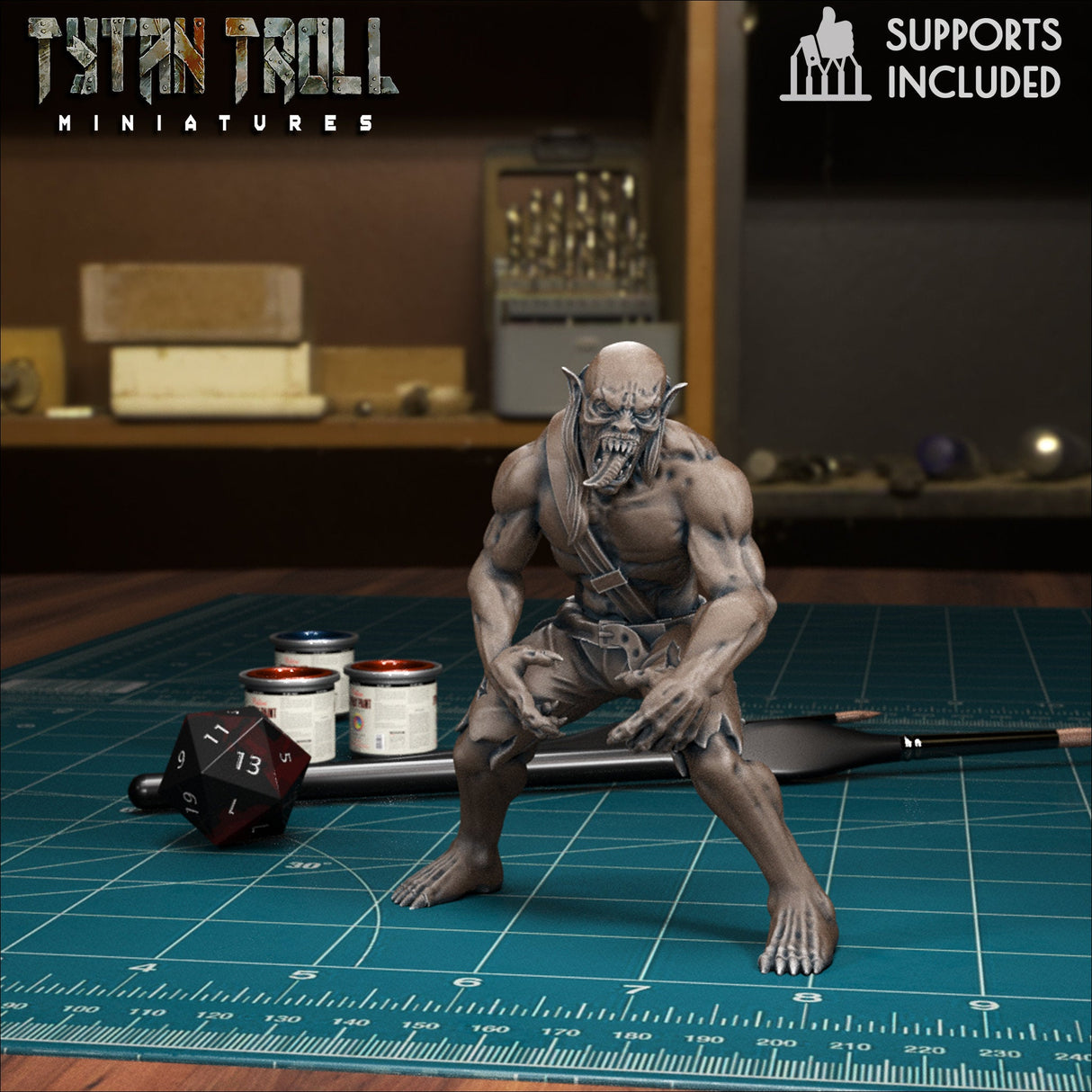 Vampire Spawn Bundle Miniature | Vampire 2 - Tabletop RPG & D&D miniature. Perfect for wargaming & collectors