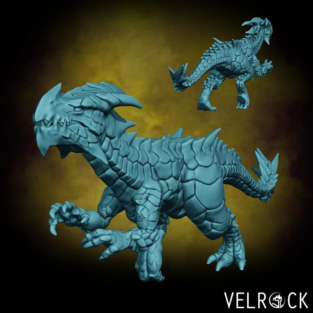 Velociraptor Miniature | C - Tabletop RPG & D&D miniature. Perfect for wargaming & collectors