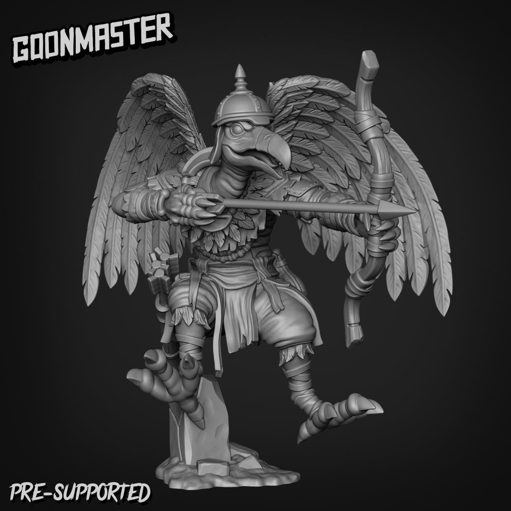 Vulture Bandit Set 1 Miniature | B - Tabletop RPG & D&D miniature. Perfect for wargaming & collectors