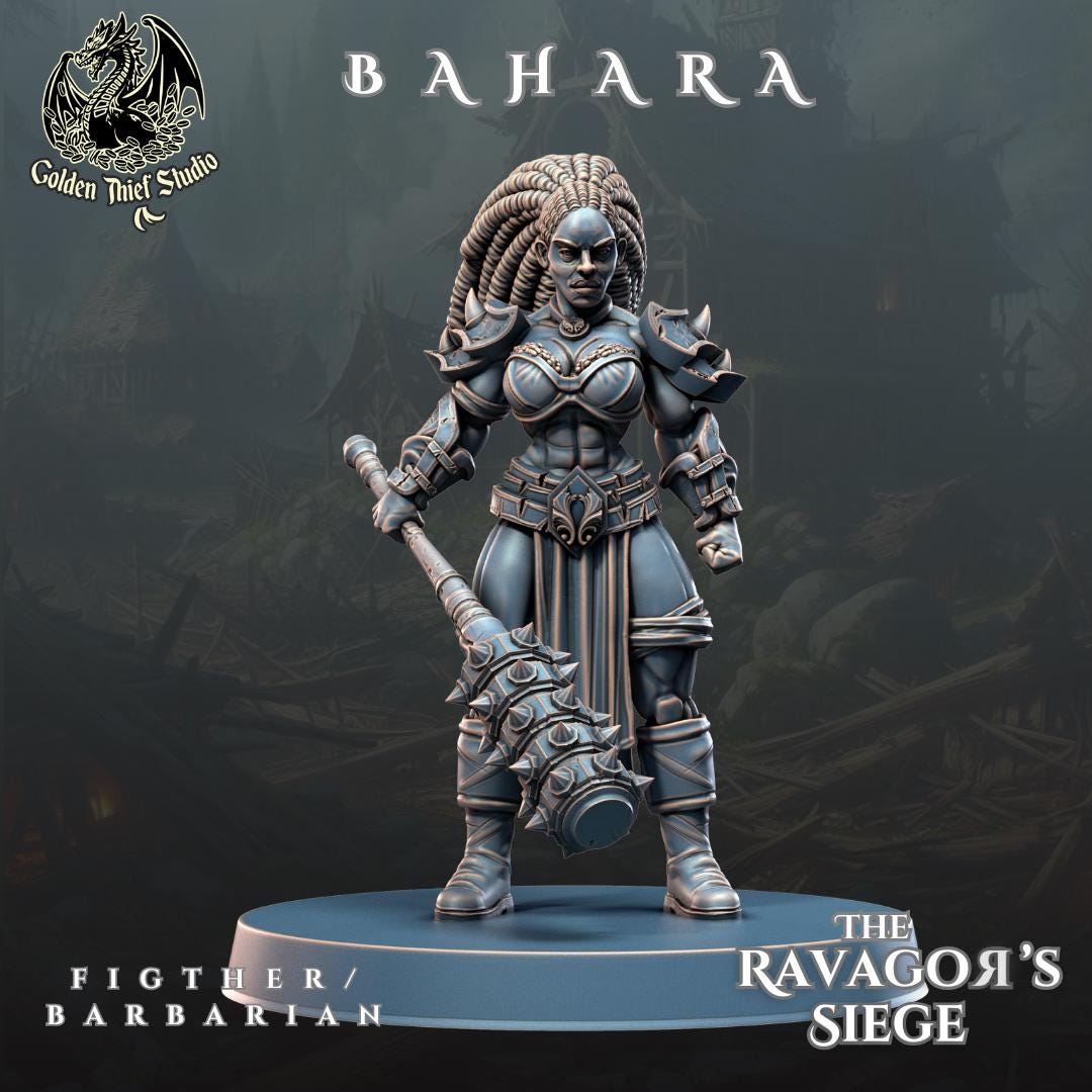 Wanderers, Ravegors Siege Gnolls Miniature | Wanderer A - Tabletop RPG & D&D miniature. Perfect for wargaming & collectors