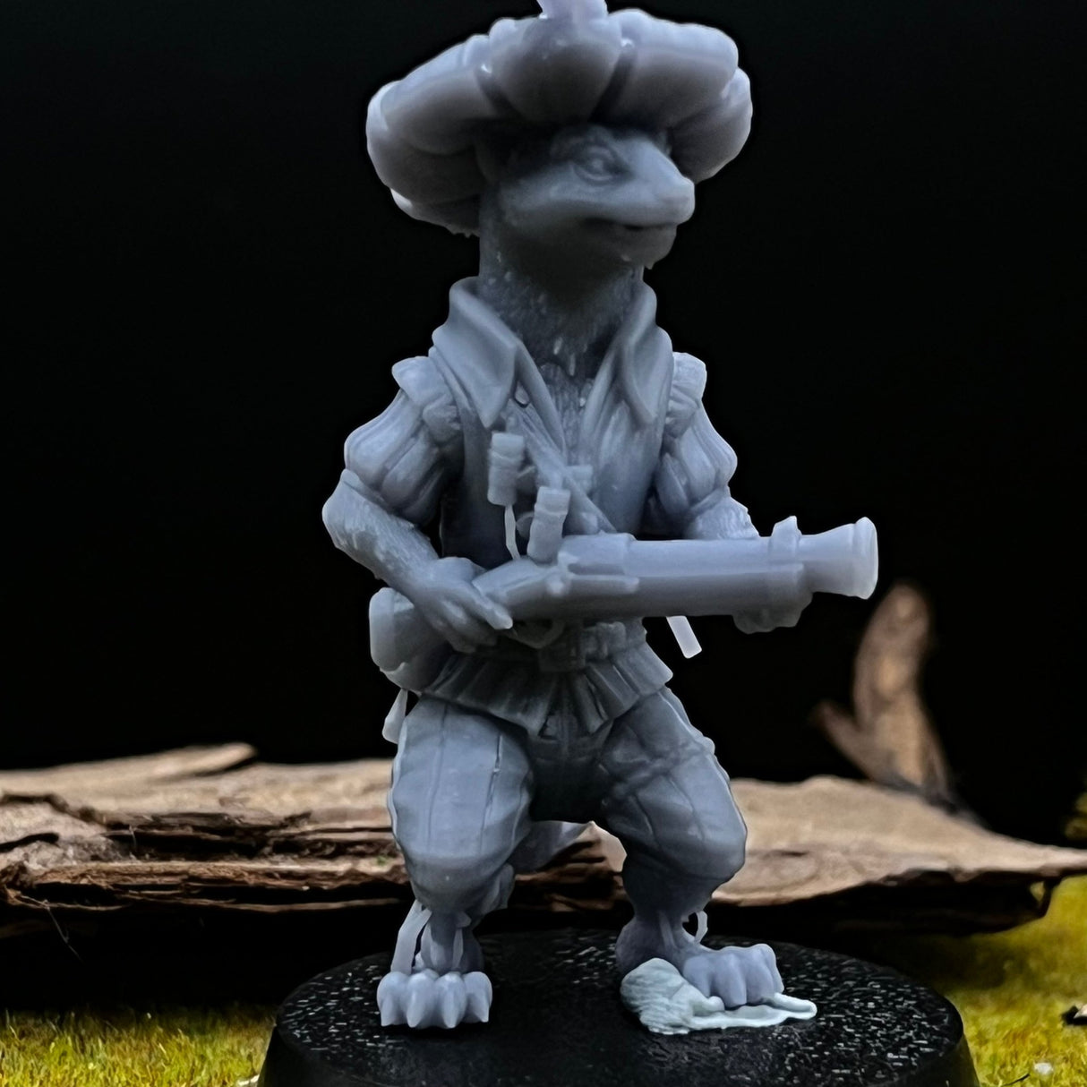 Weasel Ranger Archer Miniature | Set of 2 - Tabletop RPG & D&D miniature. Perfect for wargaming & collectors