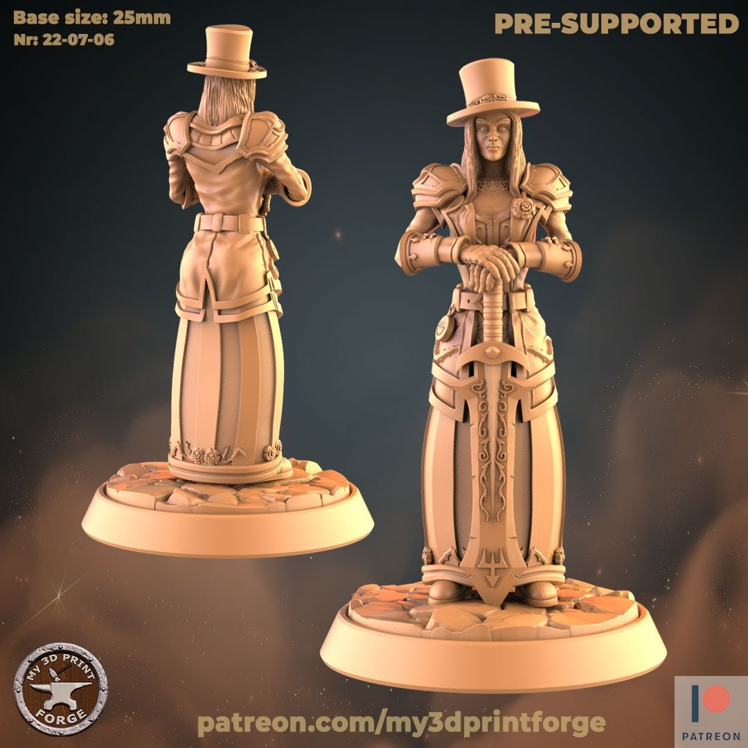 Werewolf Steampunk Miniature | 229 - Tabletop RPG & D&D miniature. Perfect for wargaming & collectors