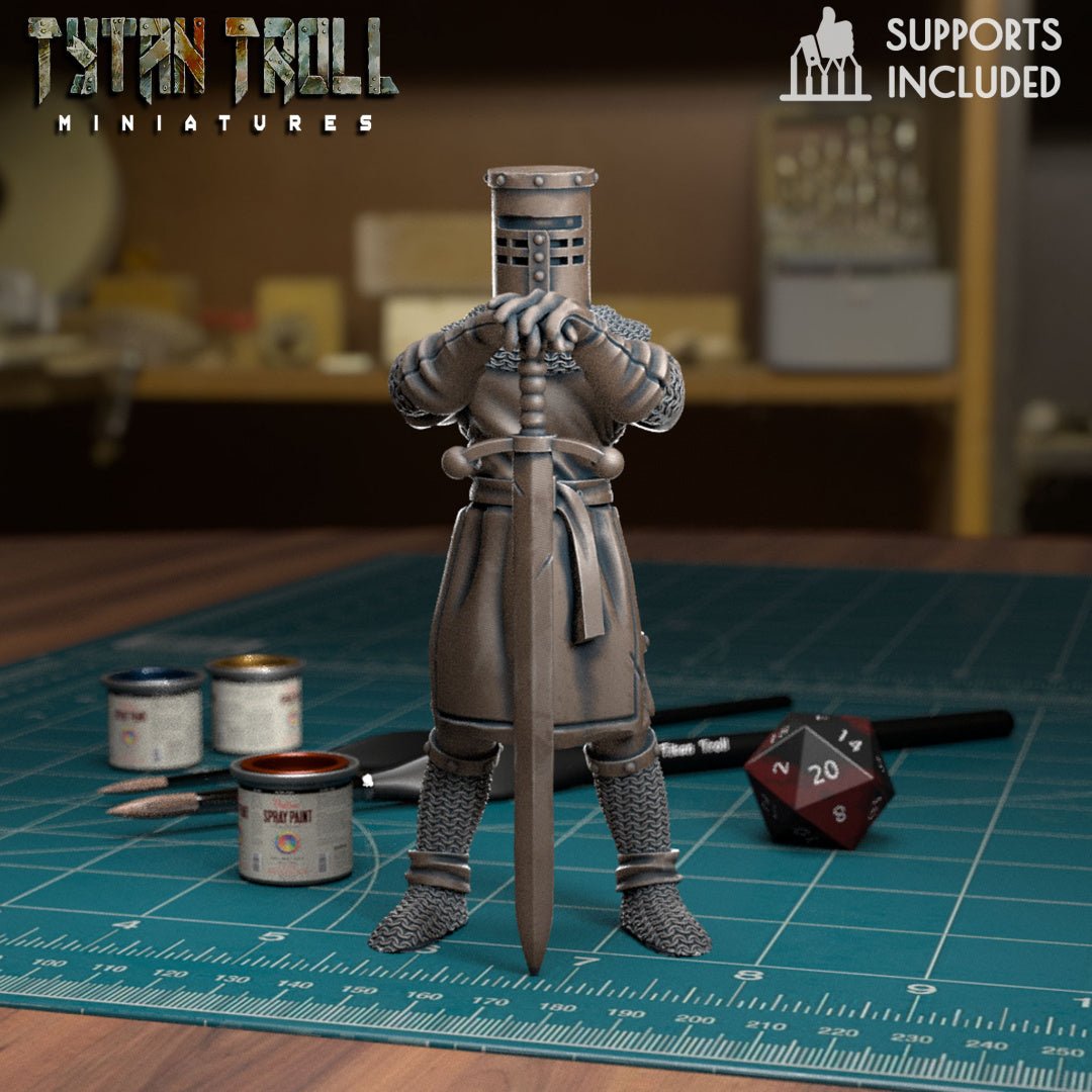 Wholley Braille Set 1 Miniature | C - Tabletop RPG & D&D miniature. Perfect for wargaming & collectors