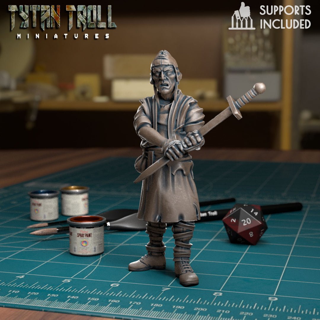 Wholley Braille Set 2 Miniature | C - Tabletop RPG & D&D miniature. Perfect for wargaming & collectors