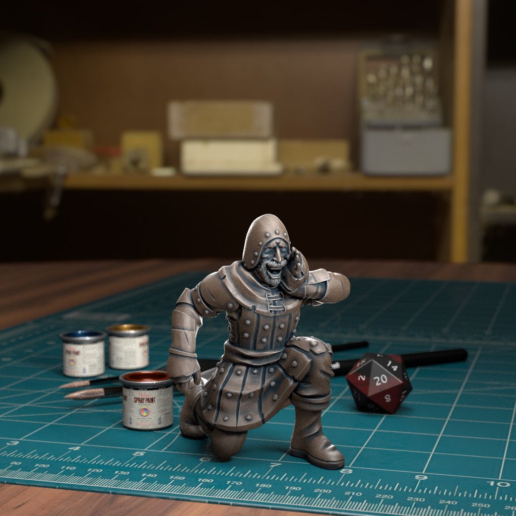 Wholley Braille Set 1 Miniature | F - Tabletop RPG & D&D miniature. Perfect for wargaming & collectors