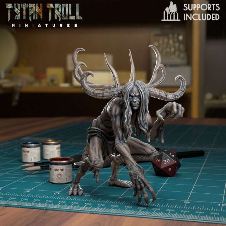 Witch Bundle Miniature | F - Tabletop RPG & D&D miniature. Perfect for wargaming & collectors