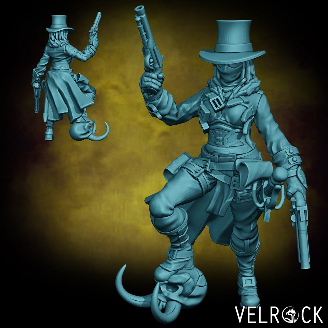 Witch Doctor Miniature | B - Tabletop RPG & D&D miniature. Perfect for wargaming & collectors