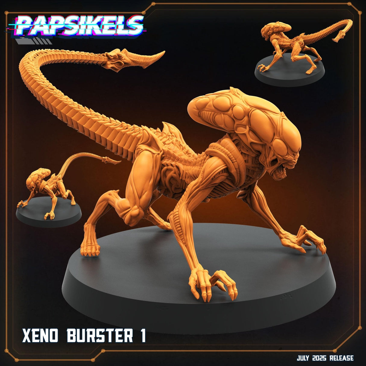 Xeno Burster Alien | Xeno Burster 1 - Tabletop RPG & D&D miniature. Perfect for wargaming & collectors