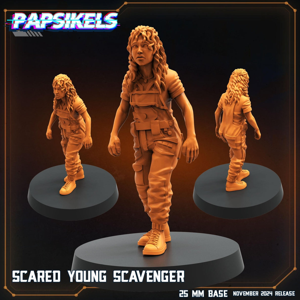 Xeno Hugger v Scavenger Miniature | Scavenger 2 - Tabletop RPG & D&D miniature. Perfect for wargaming & collectors