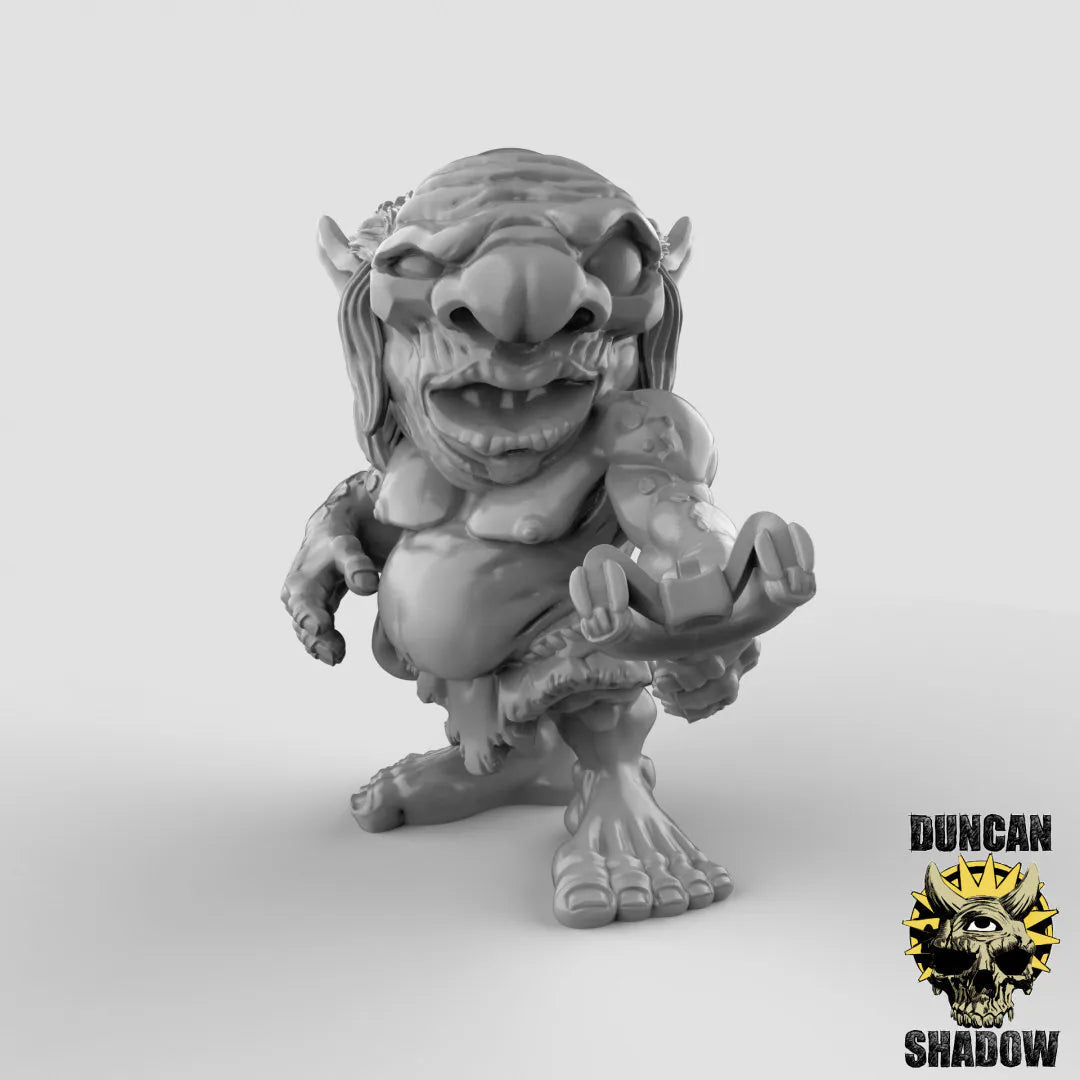 Xvarts Folk Set 3 Miniature | A - Tabletop RPG & D&D miniature. Perfect for wargaming & collectors
