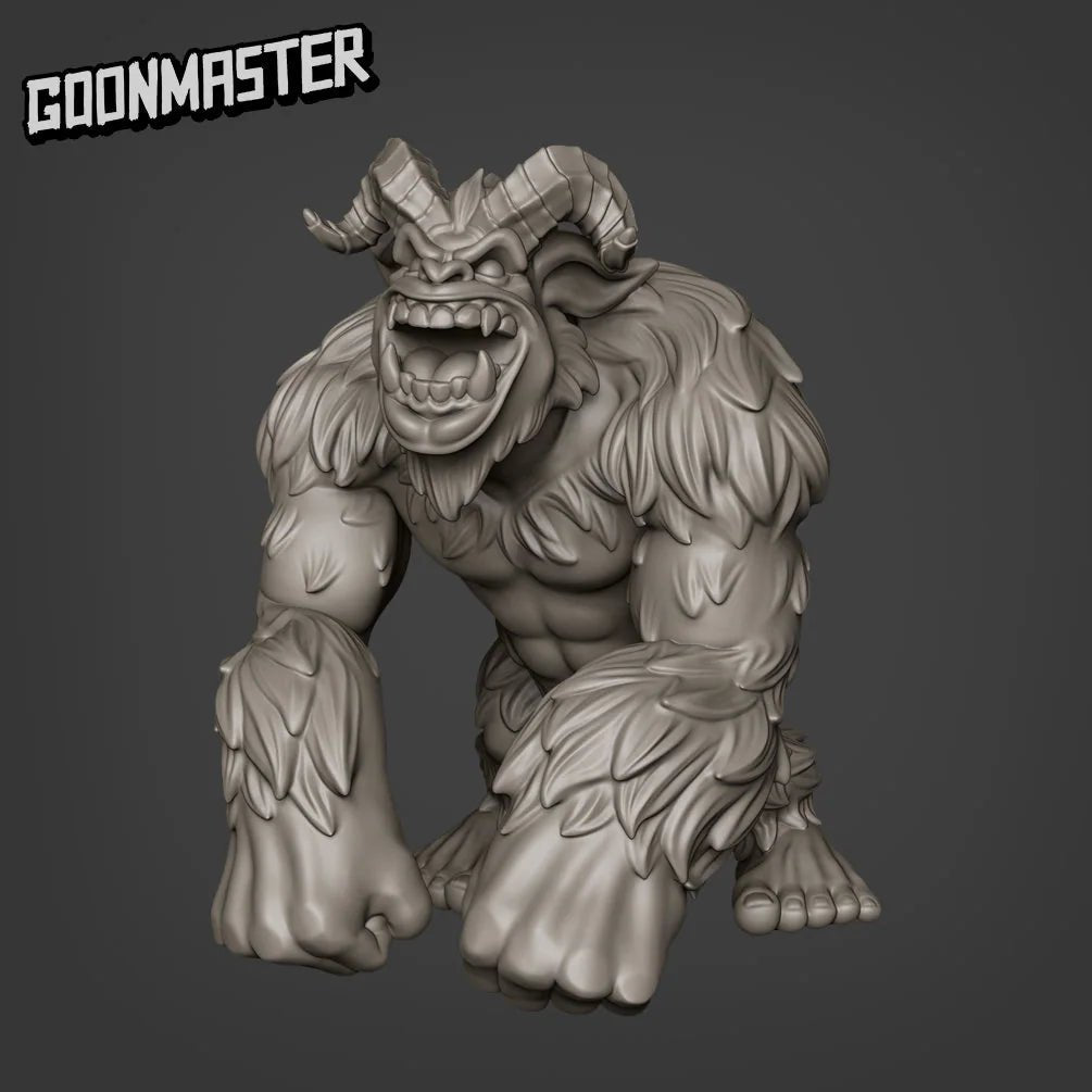 Yeti Monster Miniature | B - Tabletop RPG & D&D miniature. Perfect for wargaming & collectors