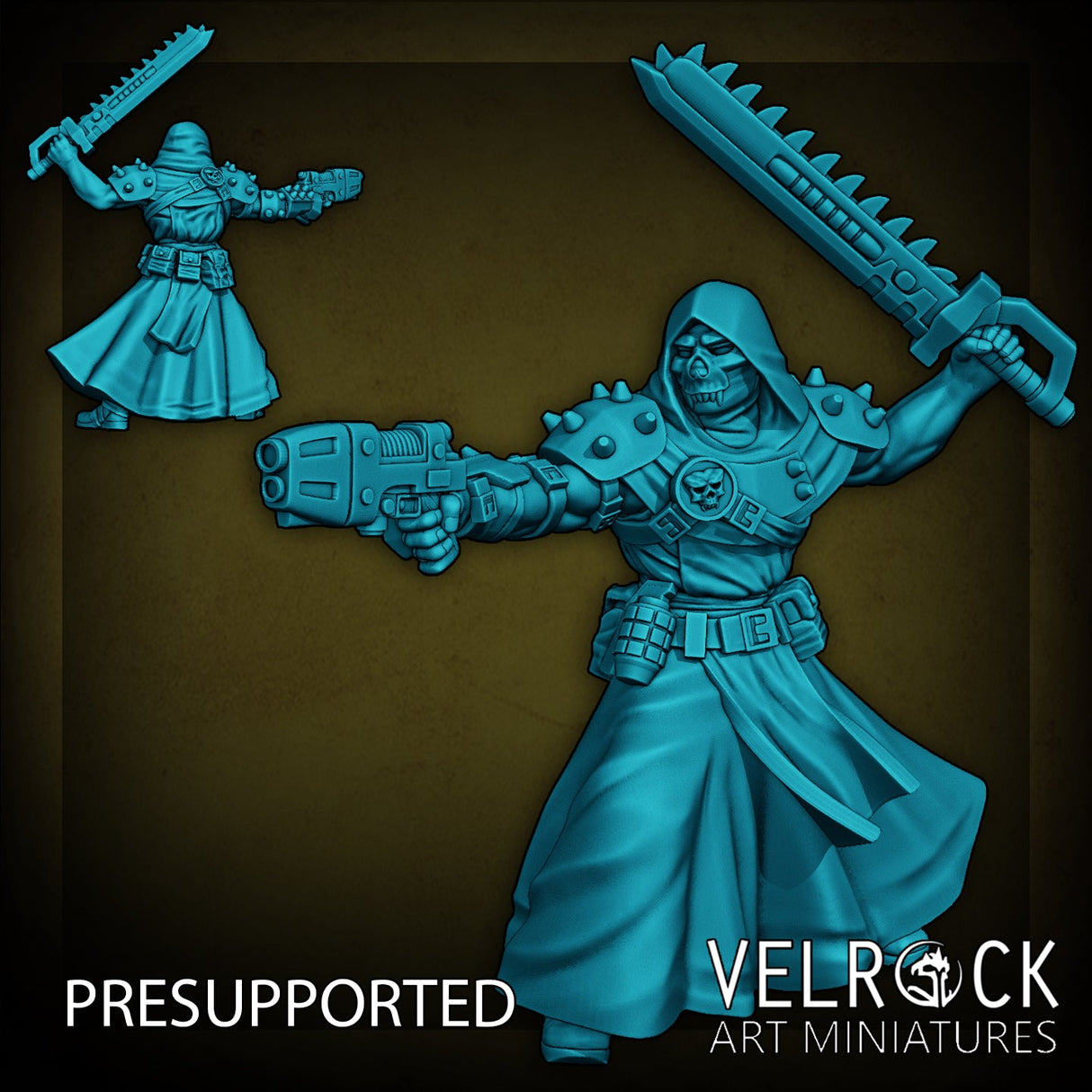 Zealot Mad Evil Choas Miniature | E - Tabletop RPG & D&D miniature. Perfect for wargaming & collectors