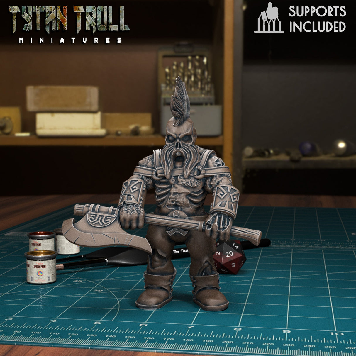 Zombie Undead Miniature | C - Tabletop RPG & D&D miniature. Perfect for wargaming & collectors