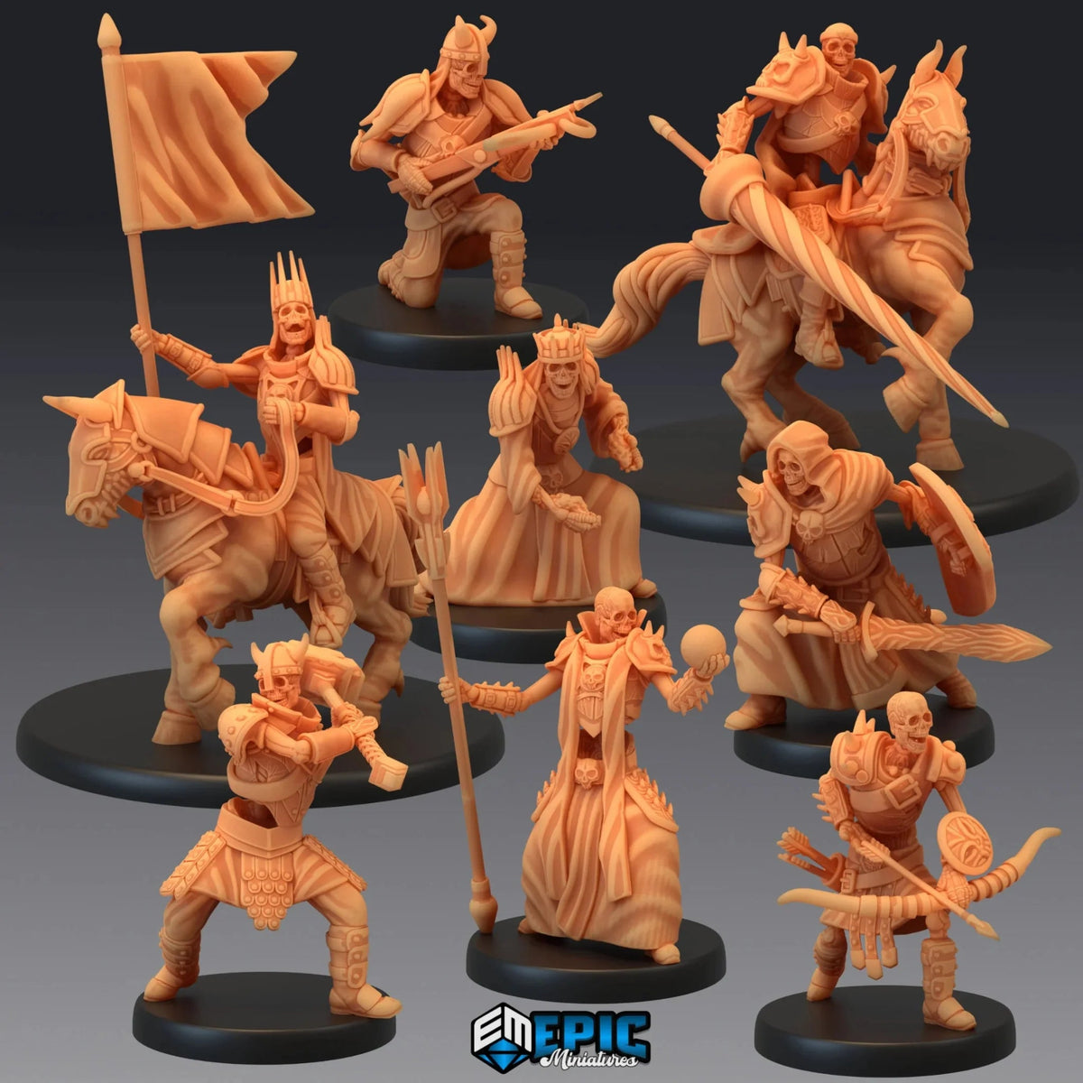 Skeleton Army Miniature Set 3 — Epic Miniatures - Ottsworkshop