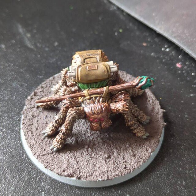 Spider Adventurer Miniature — Brent's Painted Showcase - Ottsworkshop