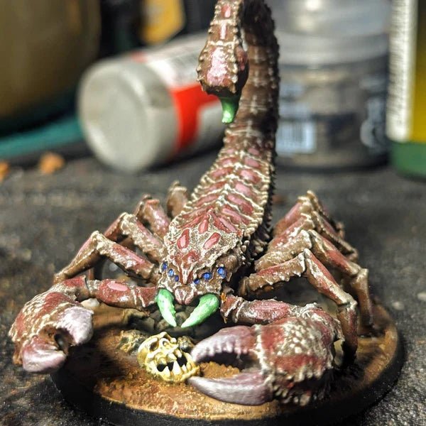 Giant Scorpion Miniature Set | Full Set All Models - Tabletop RPG & D&D miniature. Perfect for wargaming & collectors