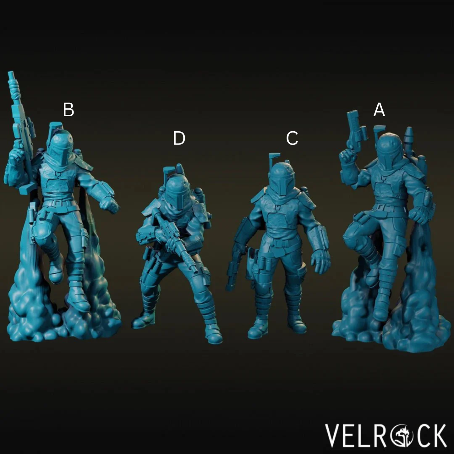 Armoured Bounty Hunter Miniature