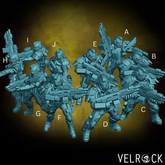 Sci Fi Heavy Marines Miniature