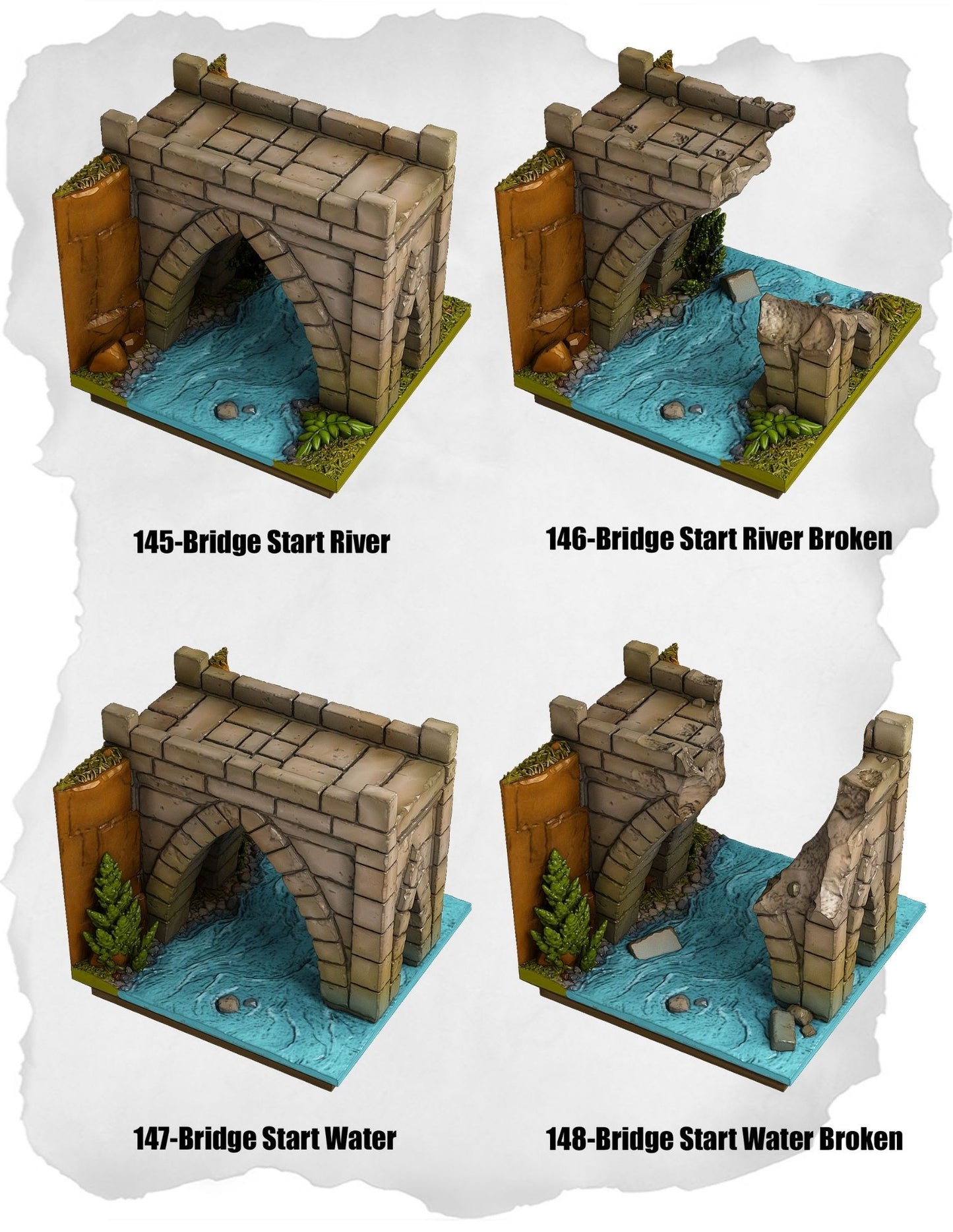 Highland Tiles – Bridge Start River Pack (MH-145 to MH-148)