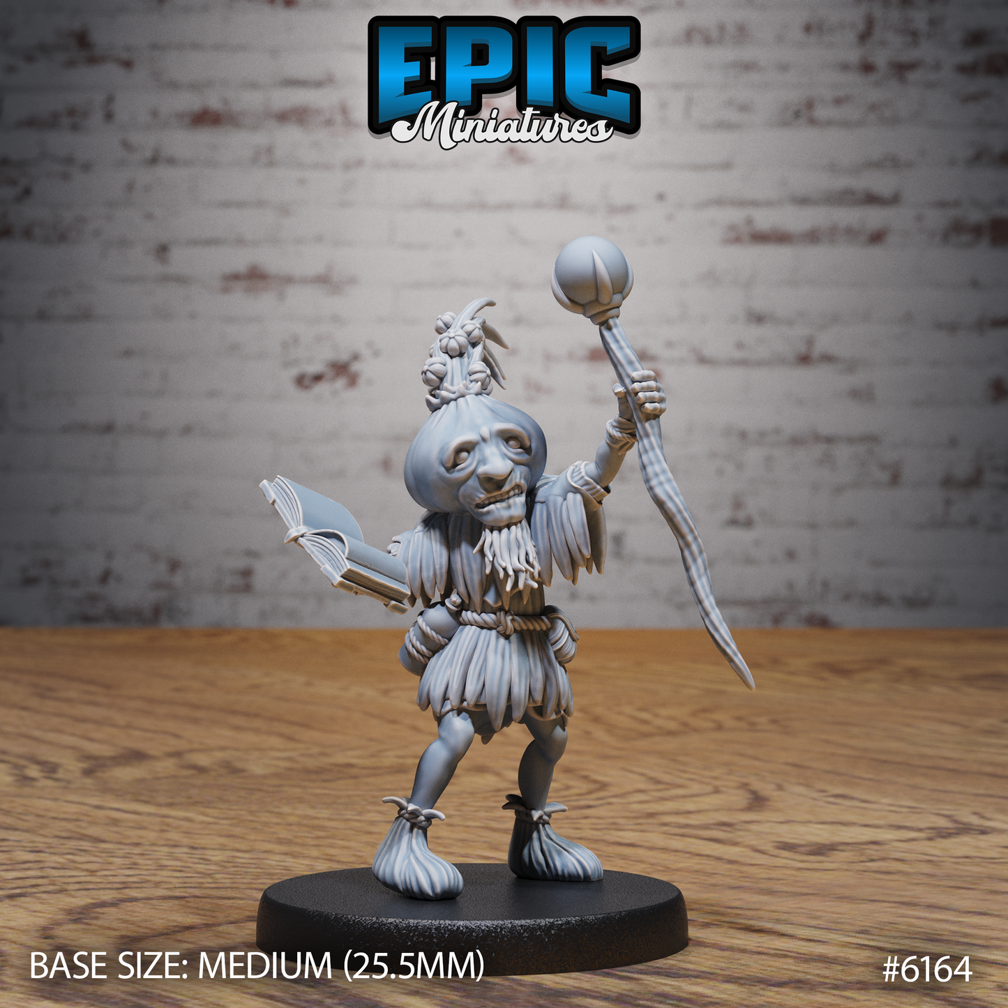 Plant folk or Garlic Druid Miniature