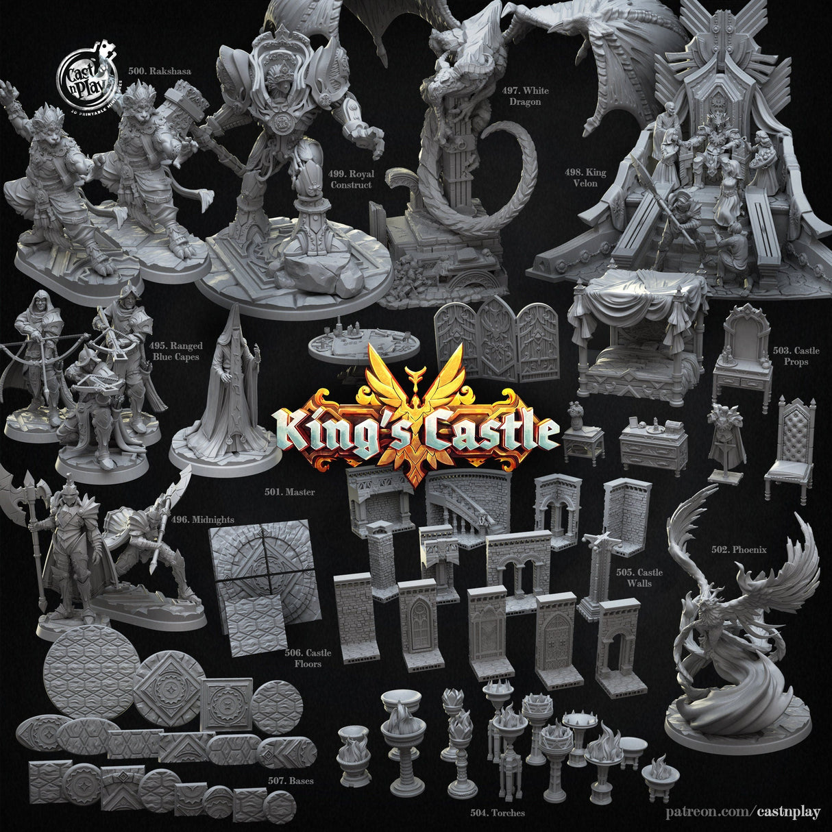 8 or 16 Piece Mystery Piece Miniature | Random Selection (16 Models) 32mm scale - Tabletop RPG & D&D miniature. Perfect for wargaming & collectors