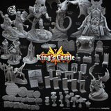 8 or 16 Piece Mystery Piece Miniature | Random Selection (16 Models) 32mm scale - Tabletop RPG & D&D miniature. Perfect for wargaming & collectors